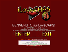 Tablet Screenshot of ilovecaps.net